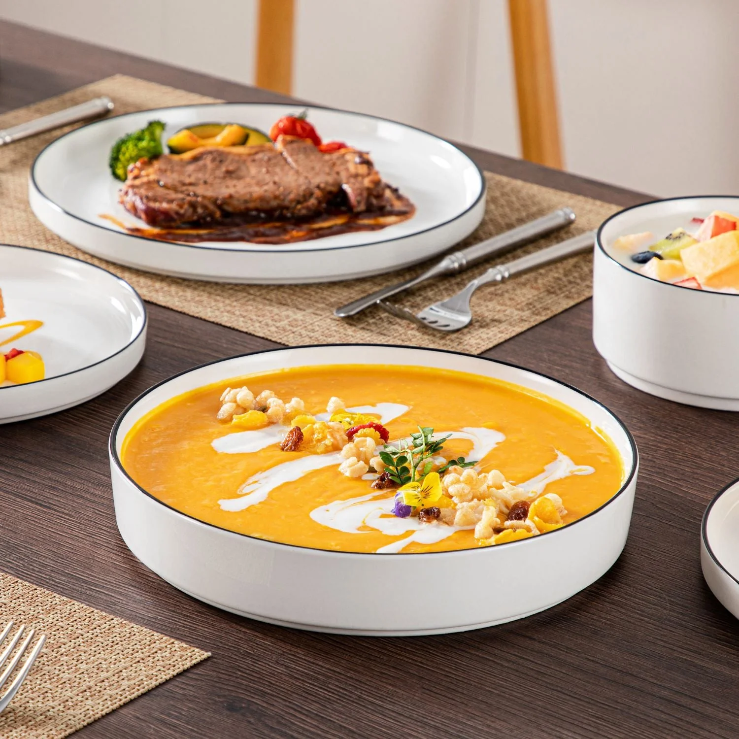 Leah 24 Piece Dinnerware Set for 6 - Image 15
