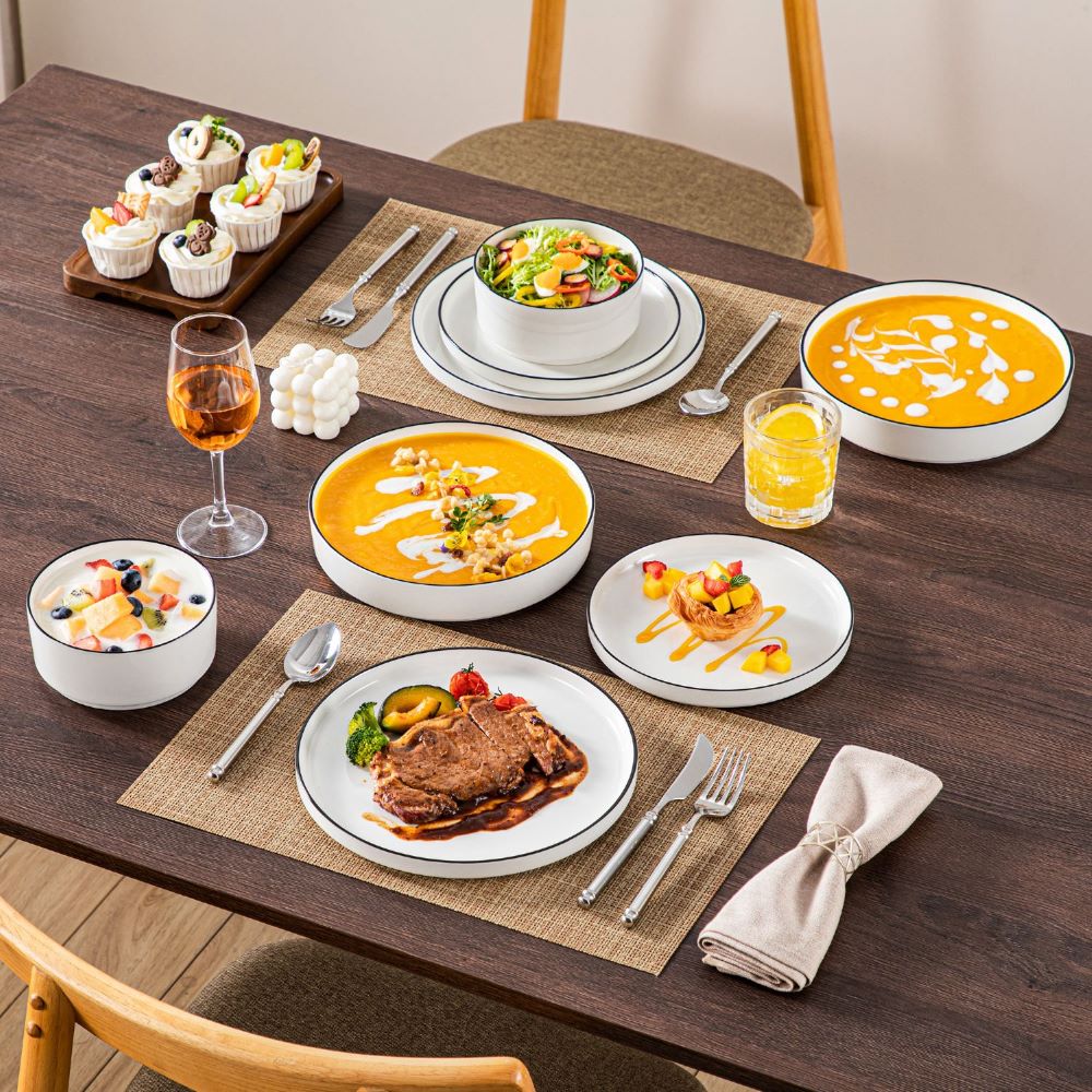 Leah 24 Piece Dinnerware Set for 6 - Image 17