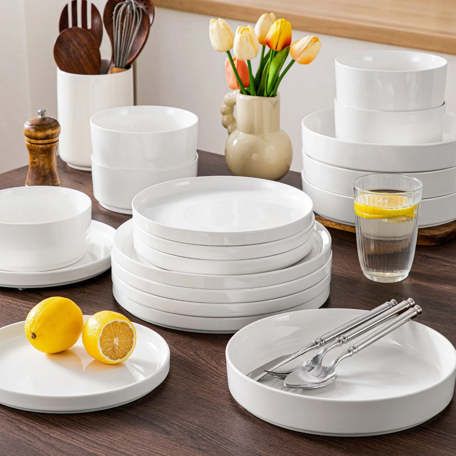 Leah 24 Piece Dinnerware Set for 6 - Image 8
