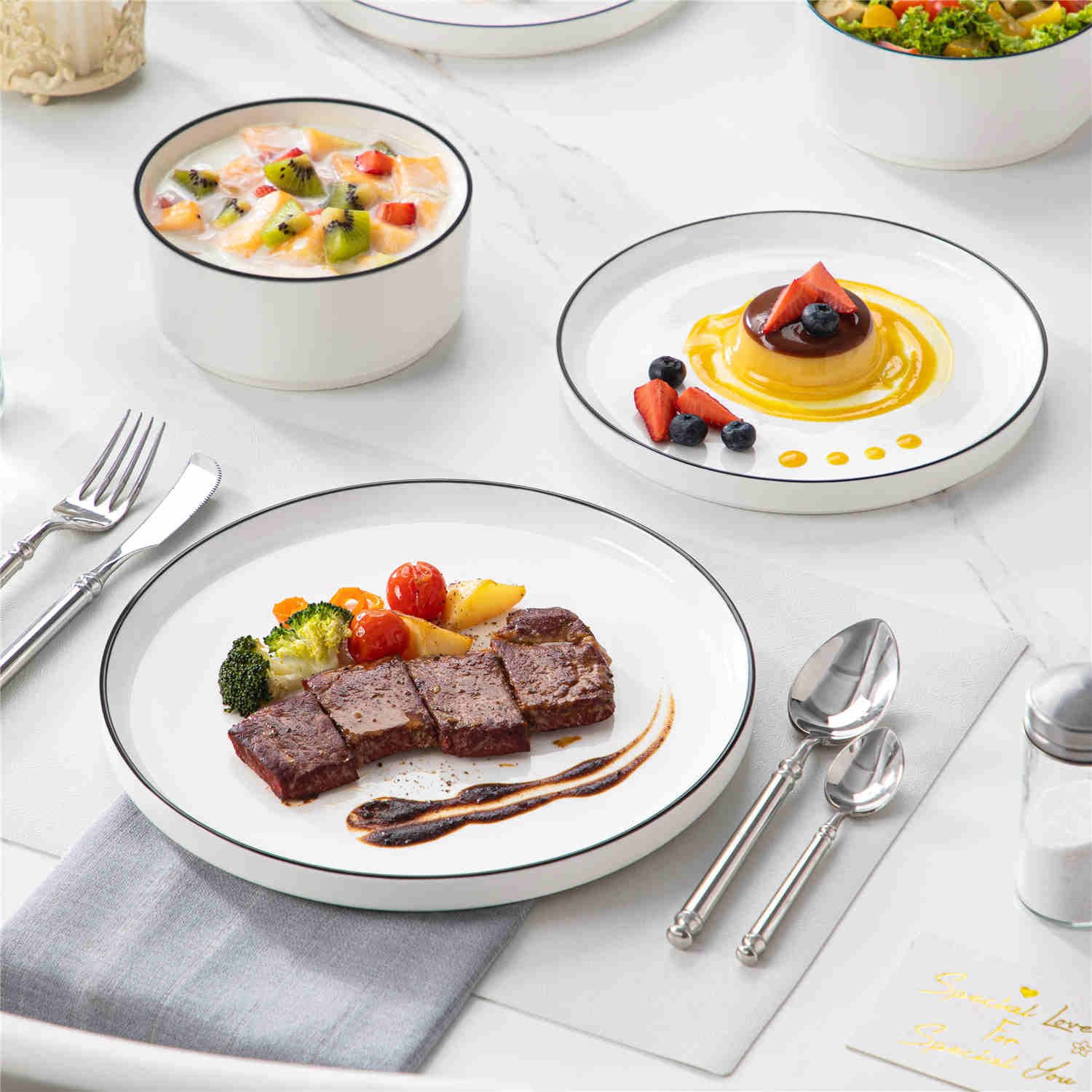 Leah 24 Piece Dinnerware Set for 8 - Image 12