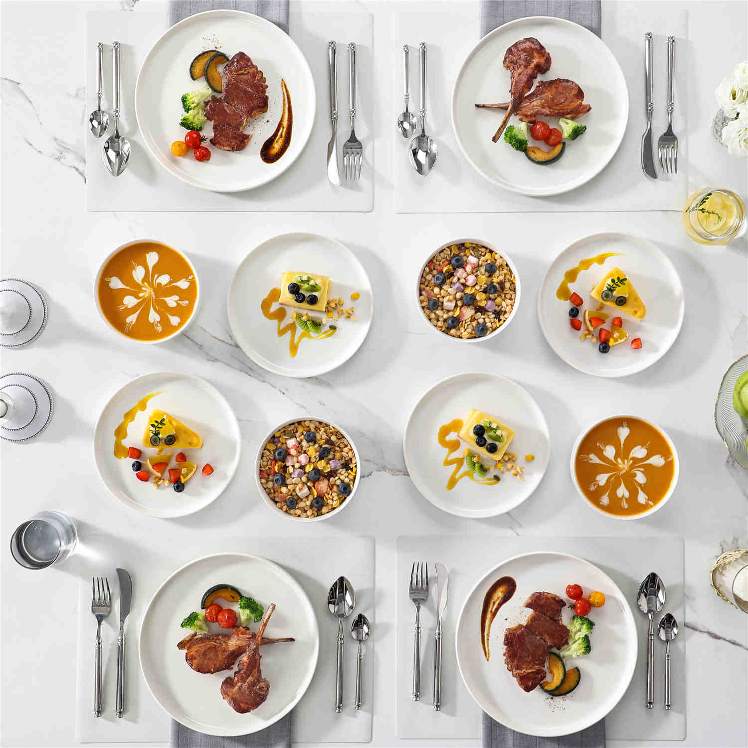 Leah 24 Piece Dinnerware Set for 8 - Image 5