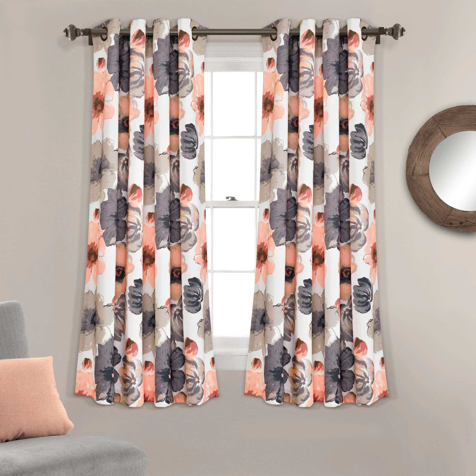 Leah Light Filtering Window Curtain Set - Image 11