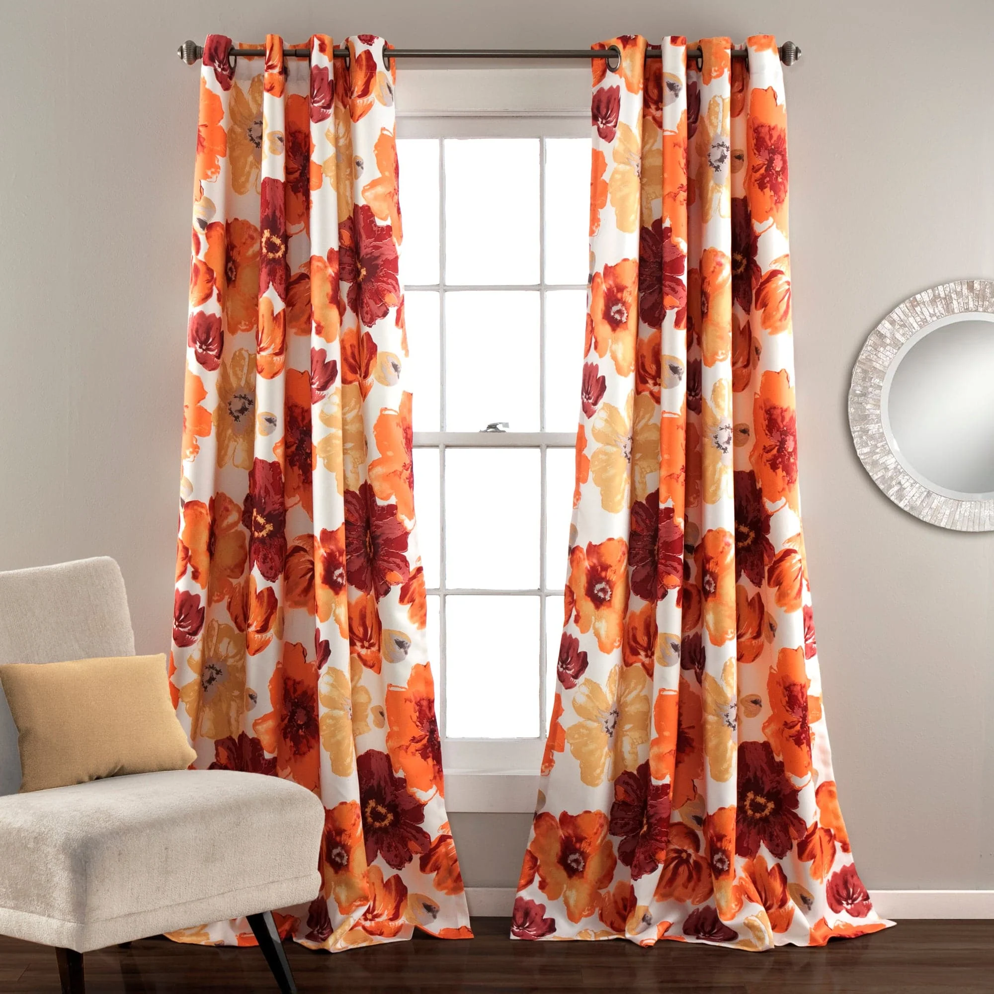 Leah Light Filtering Window Curtain Set - Image 3