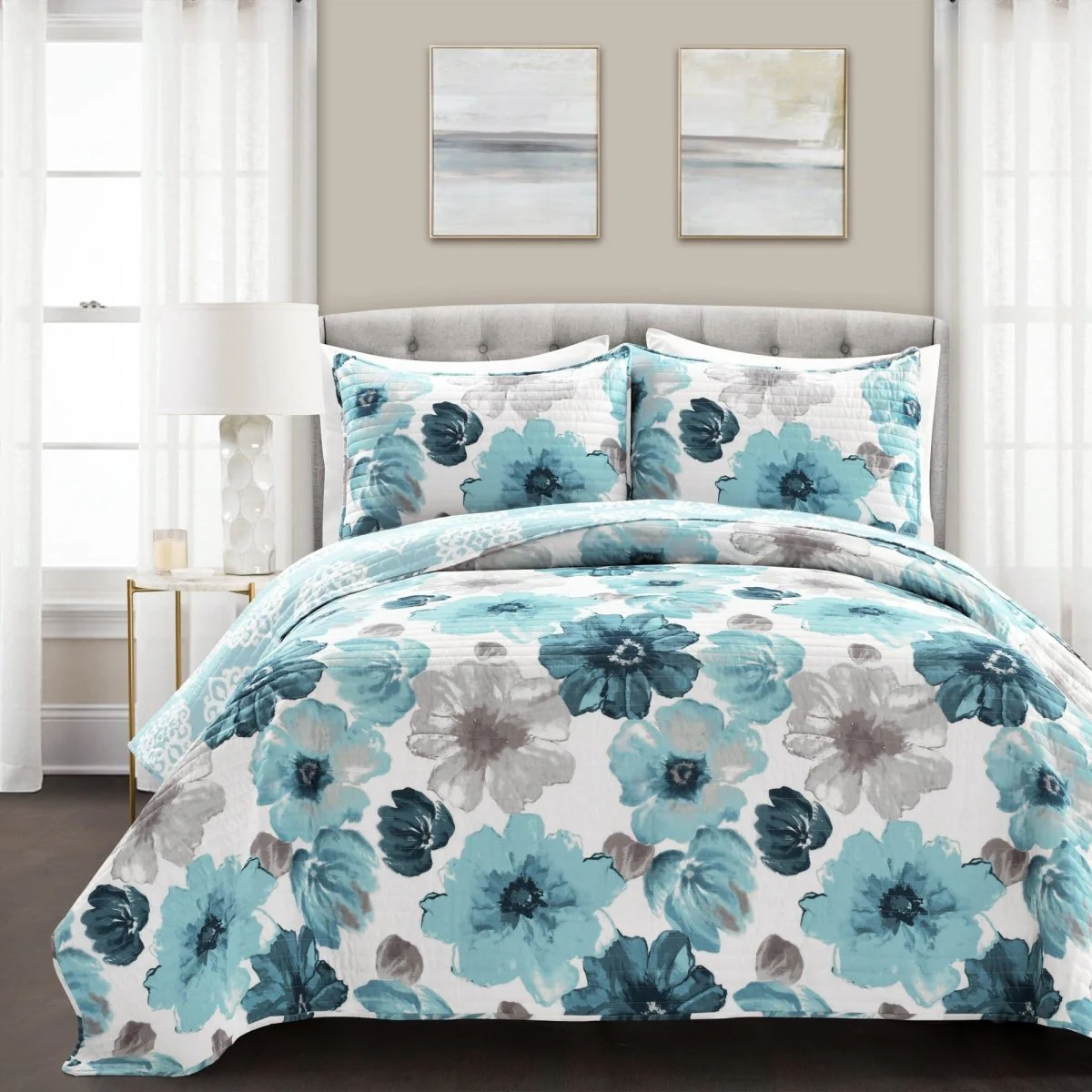 Leah Quilt 3 Piece Set - Image 2