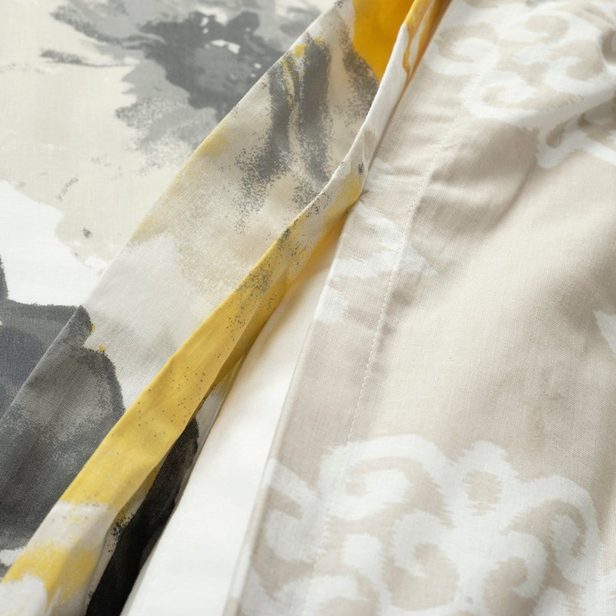 Leah Reversible Cotton Duvet Cover 3 Piece Set - Image 7