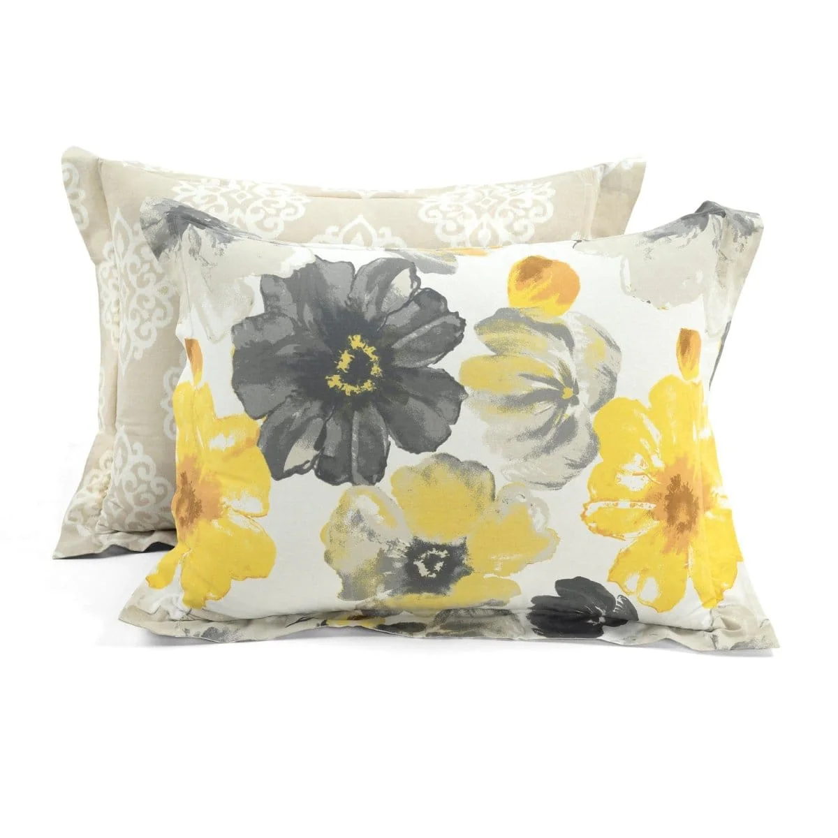 Leah Reversible Cotton Duvet Cover 3 Piece Set - Image 8