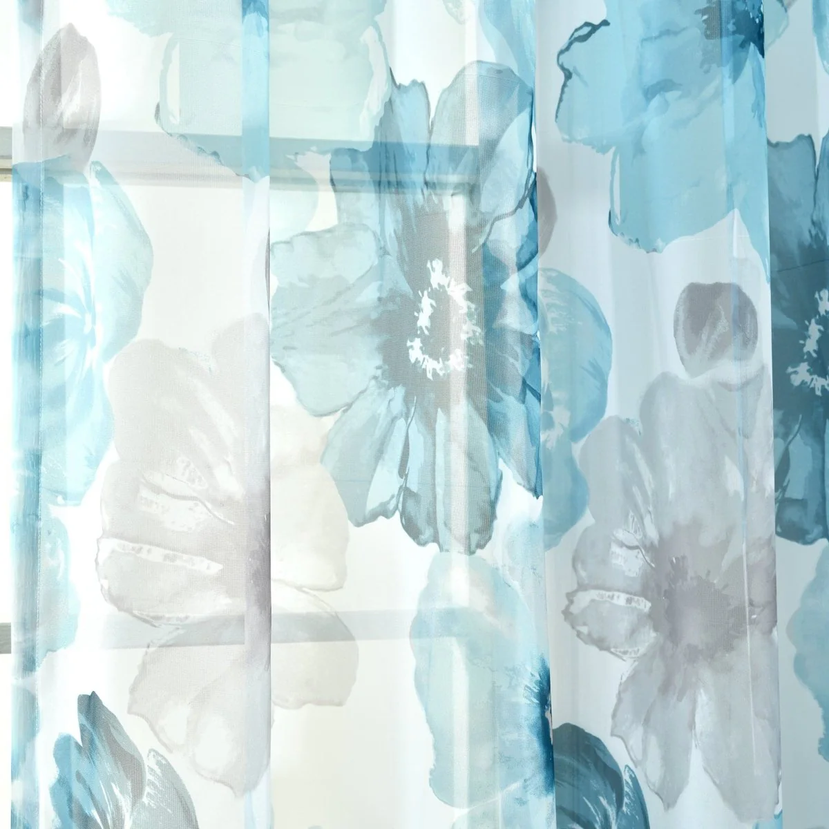 Leah Sheer Window Curtain Panel Set - Image 7