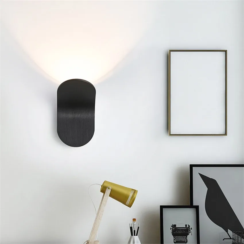 LED Aluminum Wall Light Modern Indoor Lamp for Living Room Staircase Loft - Image 4