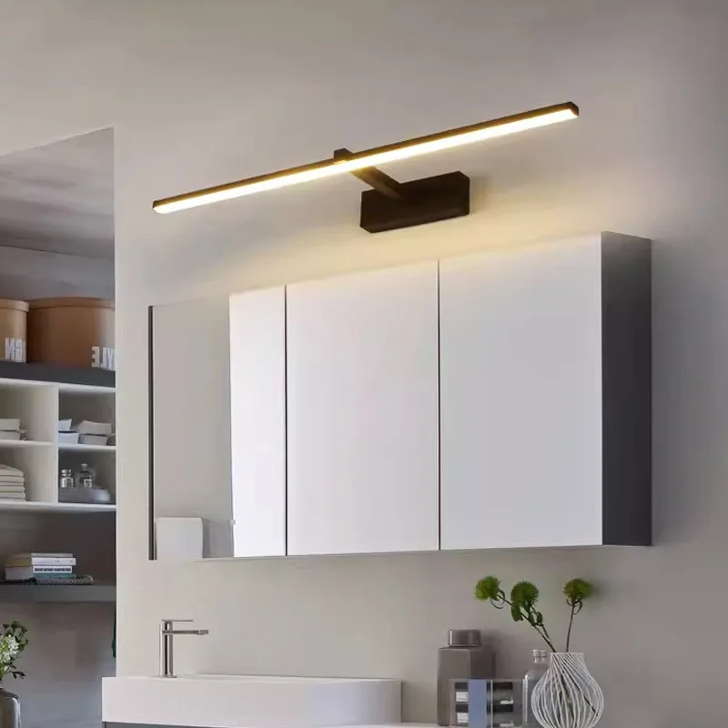 LED Bathroom Mirror Light – Waterproof Wall Lamp for Makeup Vanity in White/Black - Image 3