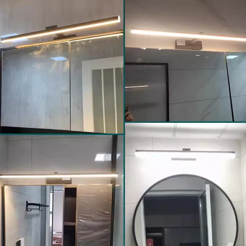 LED Bathroom Mirror Light – Waterproof Wall Lamp for Makeup Vanity in White/Black - Image 5
