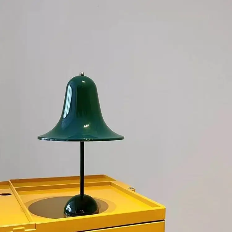 LED Bell Desk Lamp Touch Dimmable Rechargeable Table Night Light Bedside Reading - Image 9