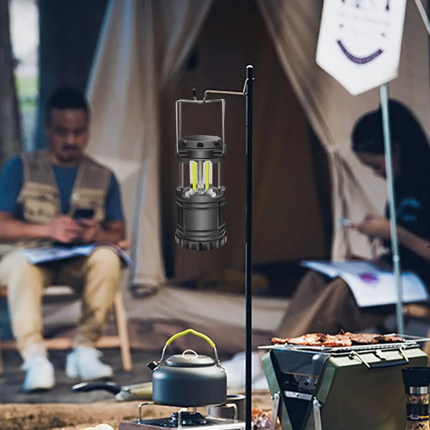 LED Camping Lantern Battery Powered Waterproof Emergency Light for Power Outages - Image 5