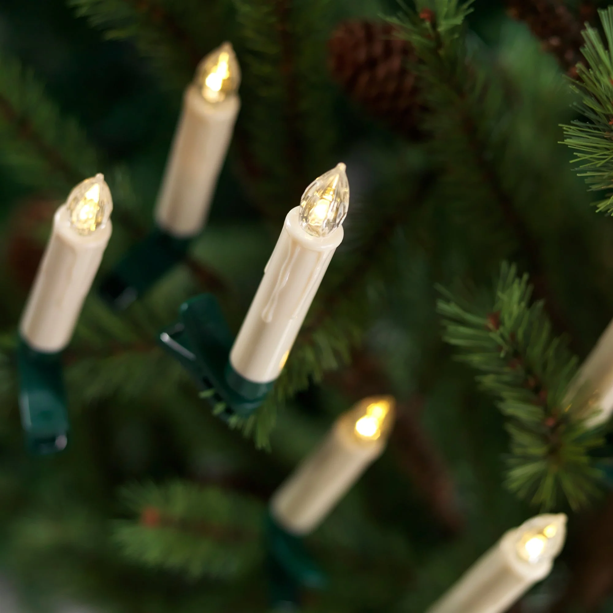 LED Clip on Taper Candle with Remote (Set of 24) - Image 3