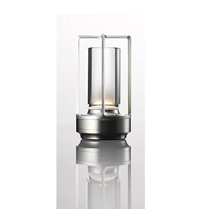 LED Crystal Table Lamp Touch Dimmable Rechargeable Bedside Night Light Decor - Image 8