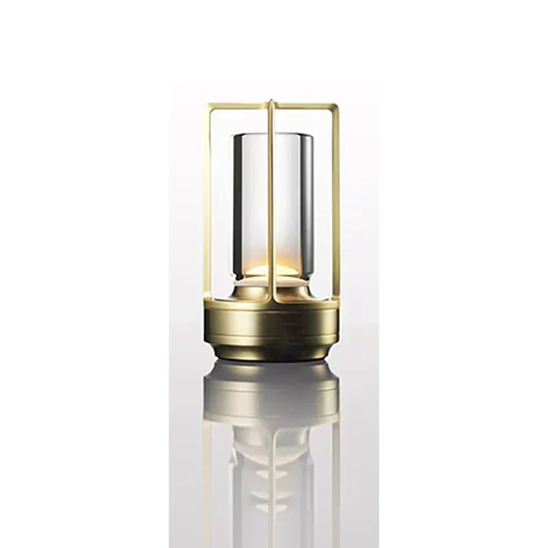 LED Crystal Table Lamp Touch Dimmable Rechargeable Bedside Night Light Decor - Image 9