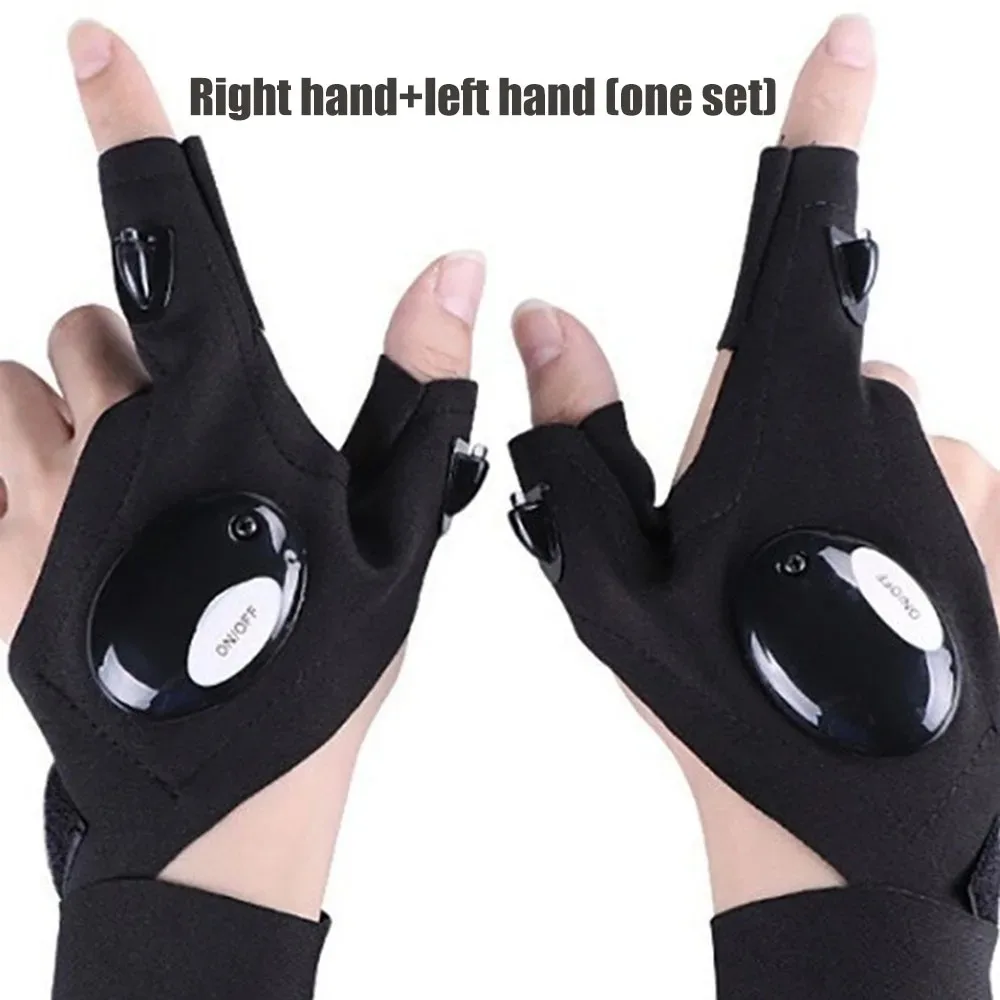 LED Cycling Gloves – Fingerless Gloves with Lights for Fishing, Outdoor & Sports - Image 8