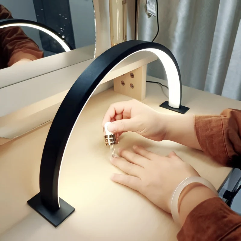 LED Desk Lamp Dimmable Eye Care USB Modern Crescent Table Light - Image 3