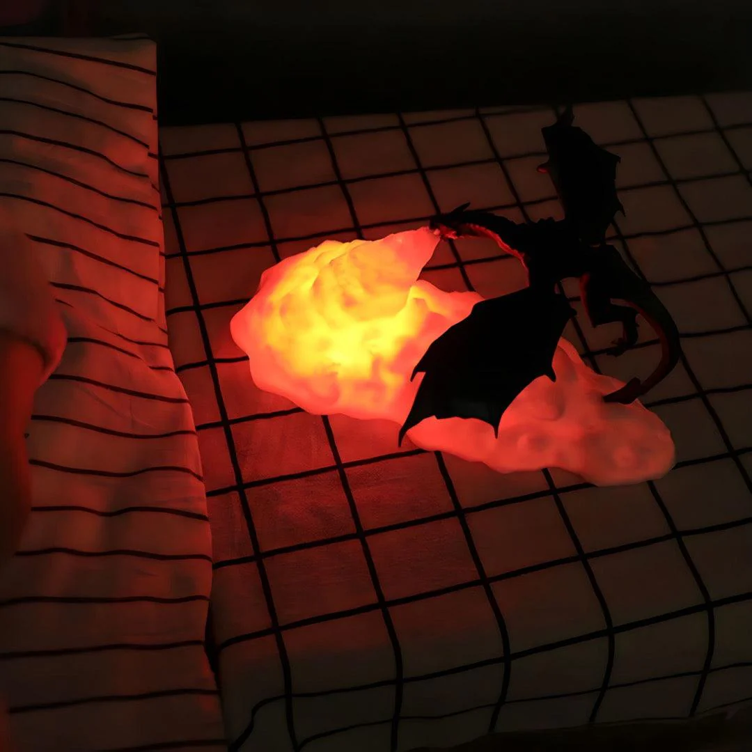 LED Dragon Lamp Fantasy Night Light Magical Dragon Home Decoration - Image 2