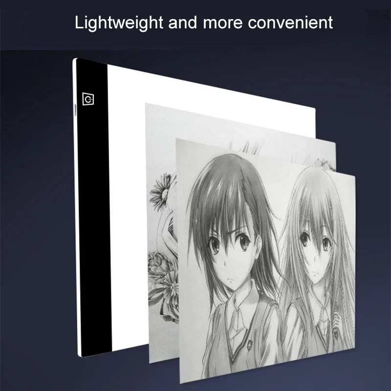 LED Drawing Copy Pad Dimmable Light Board Adjustable Art Tablet Educational Toy - Image 6