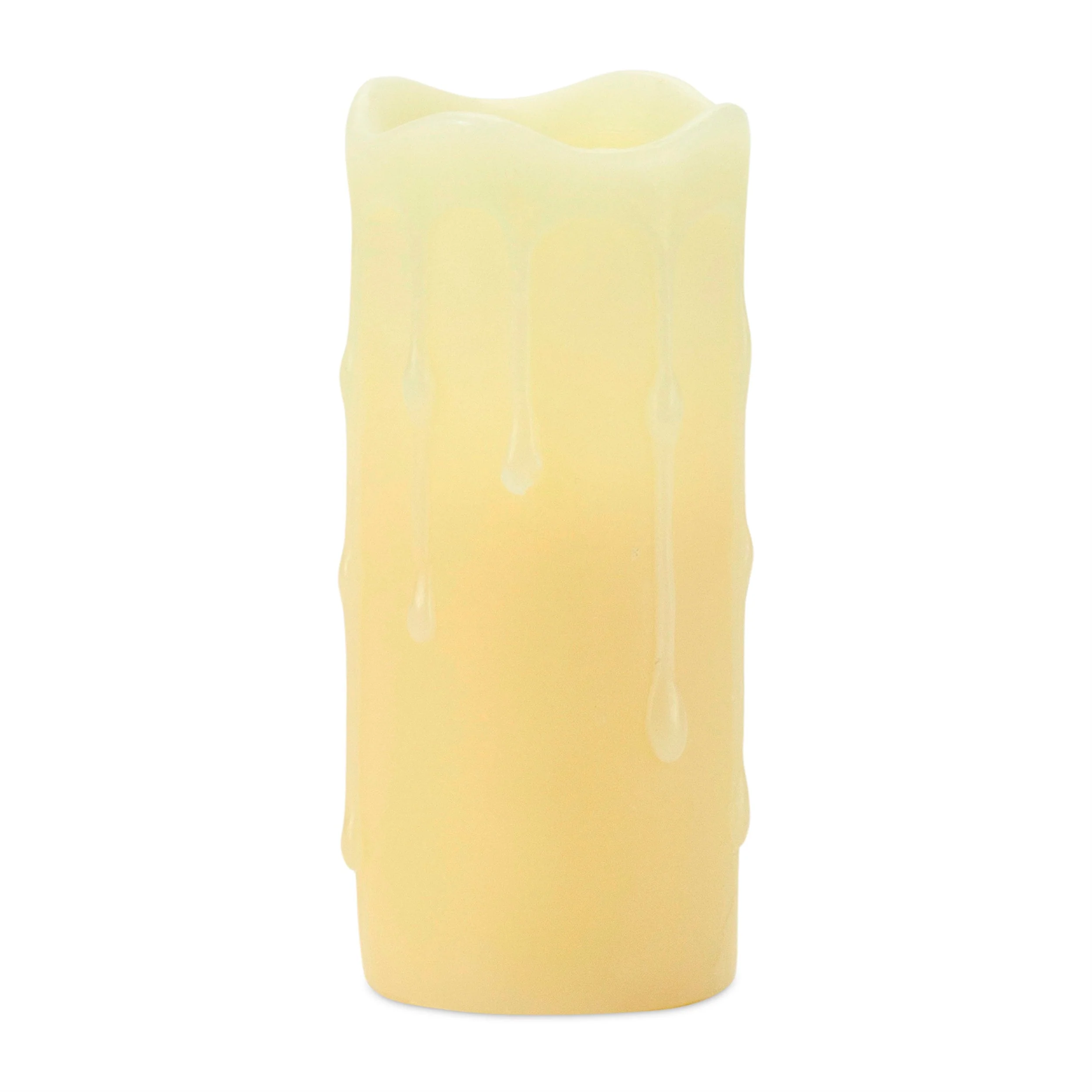 Led dripping wax pillar candles (set of 6) - Image 2