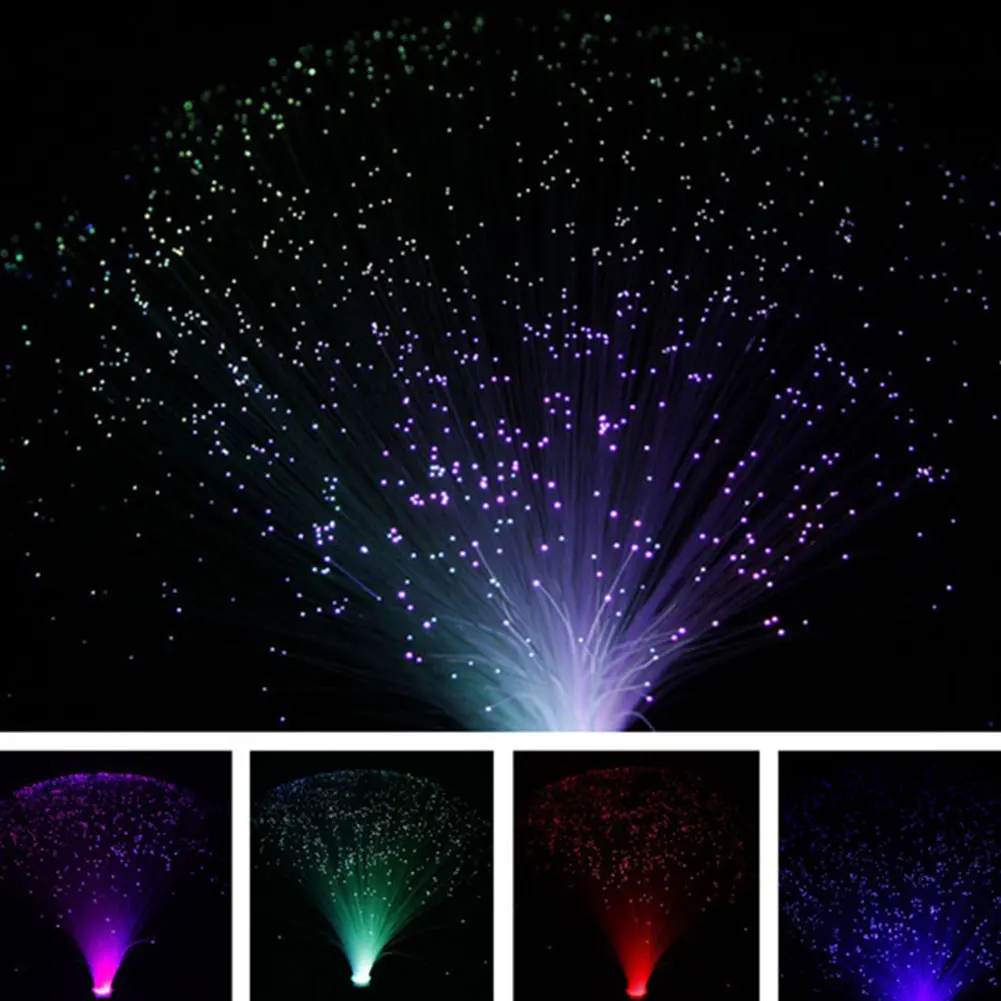 LED Fiber Optic Star Lamp Multicolor Night Light Wedding Centerpiece Decor - Image 2