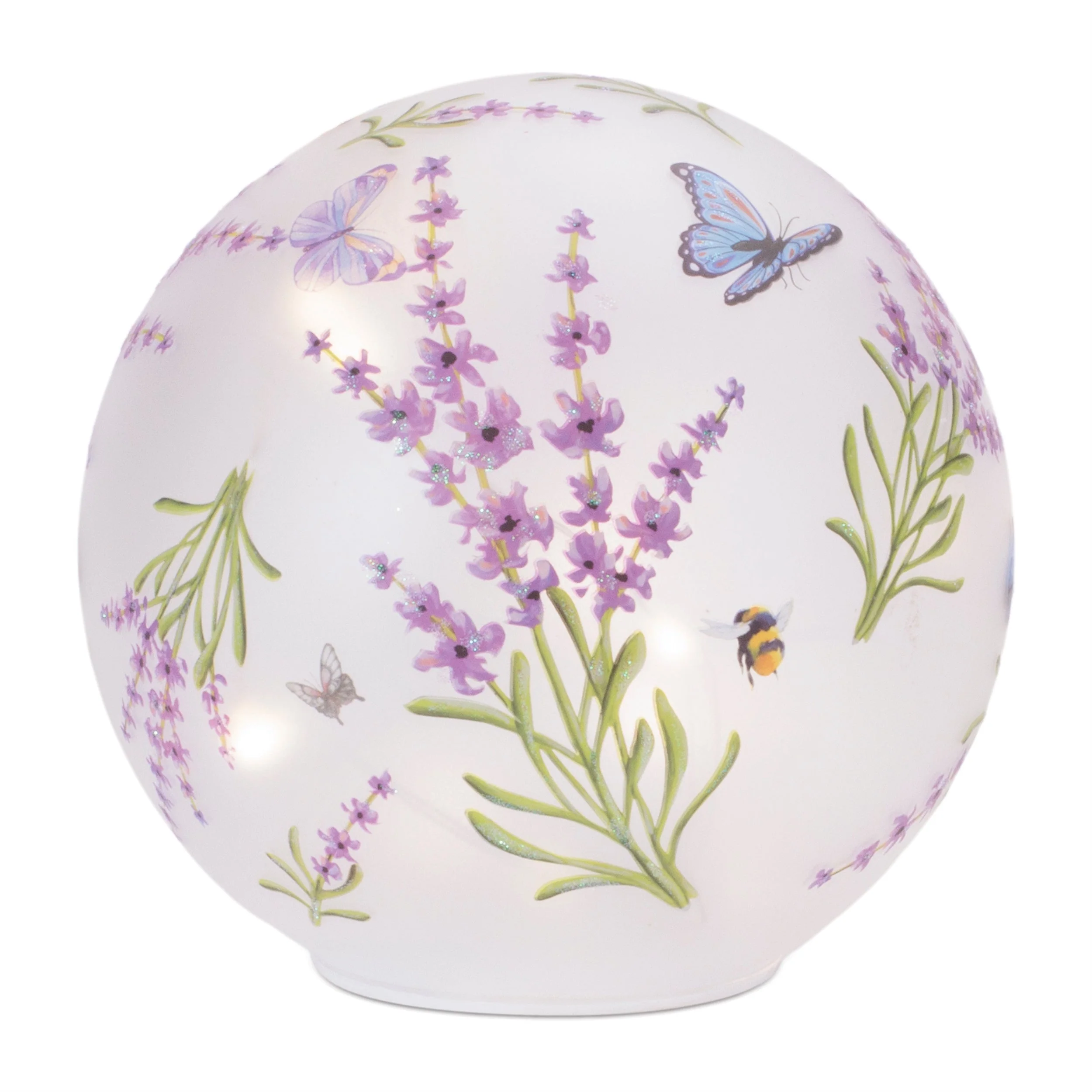 LED Floral and Butterfly Globe (Set of 3) - Image 3