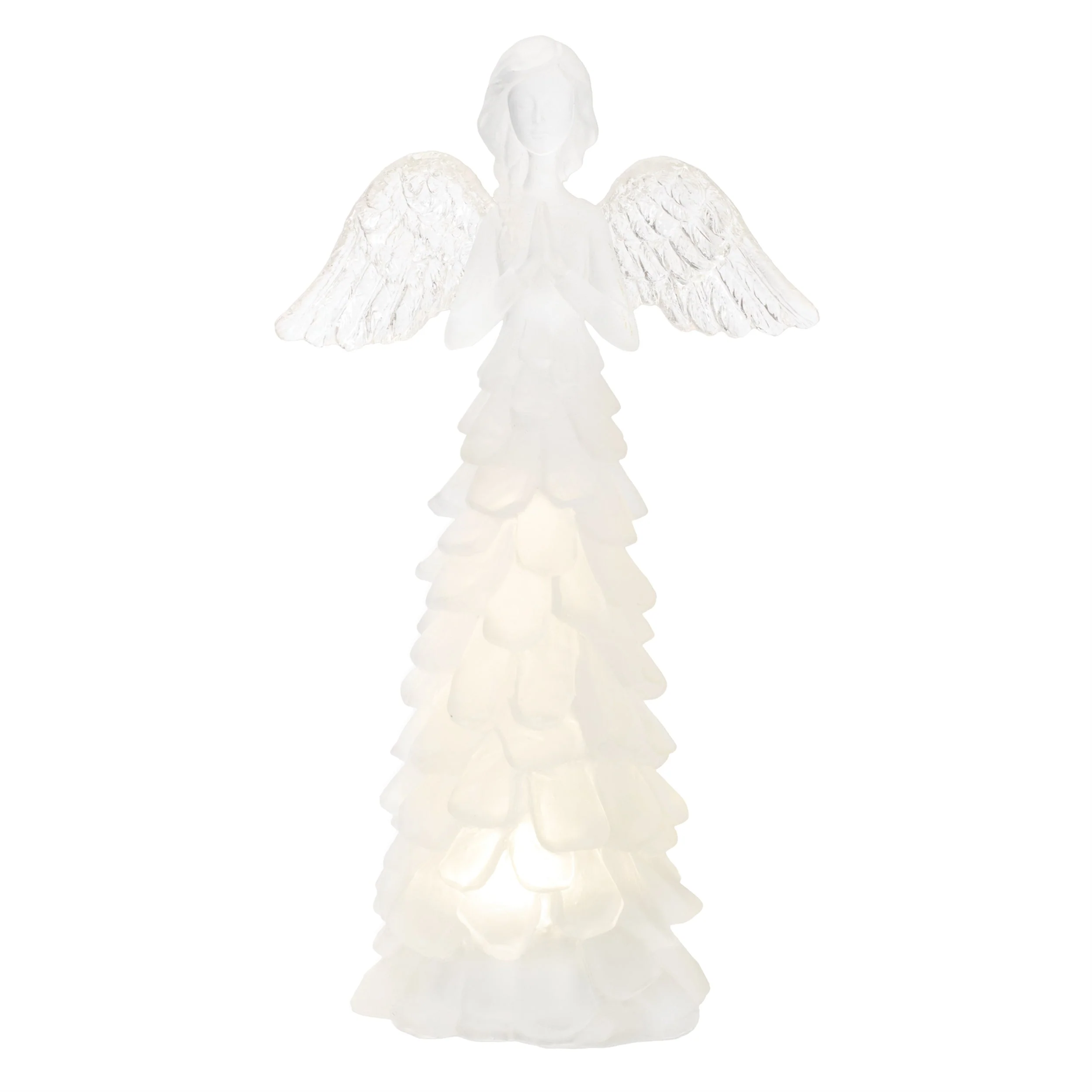 LED Frosted Angel Figurine (Set of 2) - Image 3