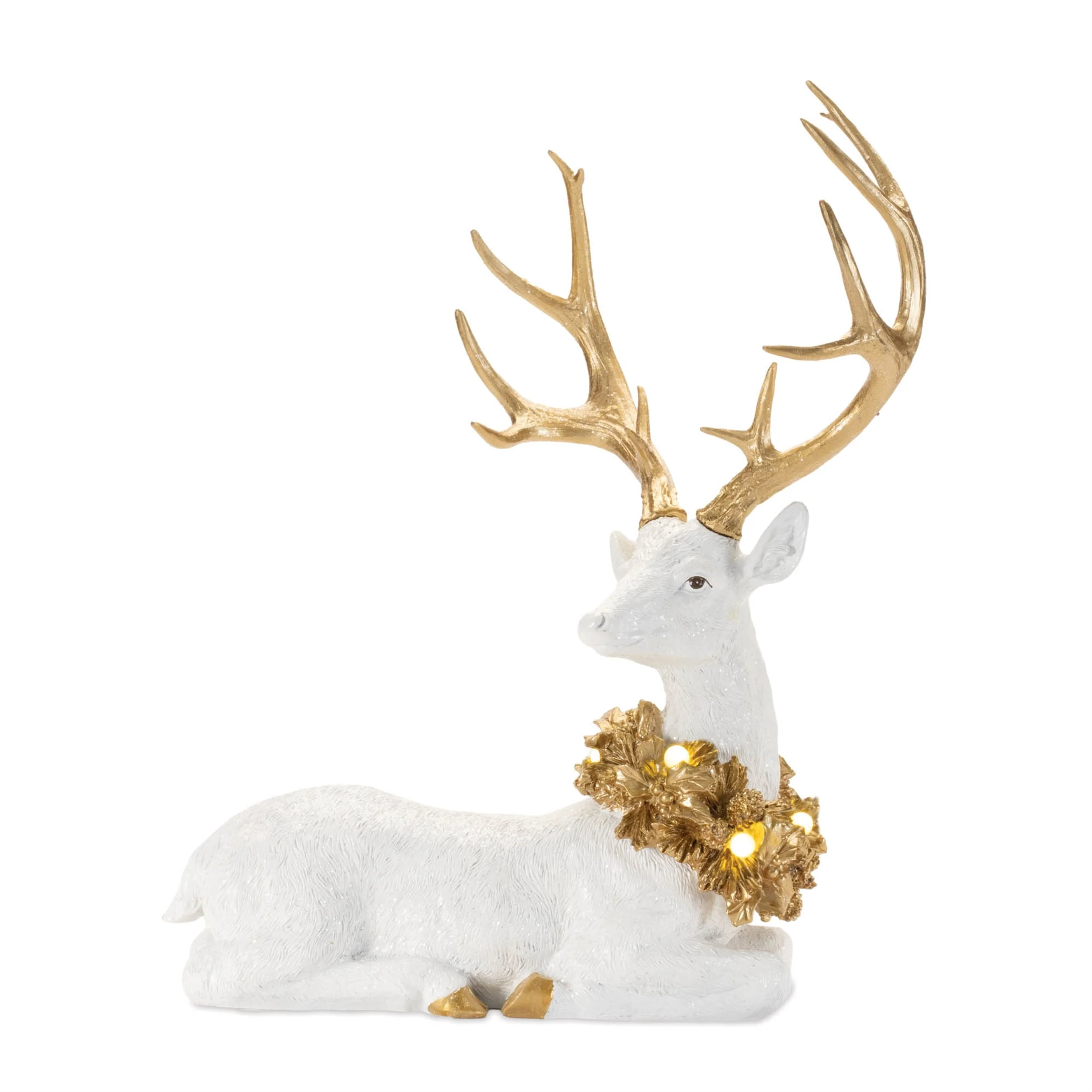 LED Holiday Deer Figurine (Set of 2) - Image 3