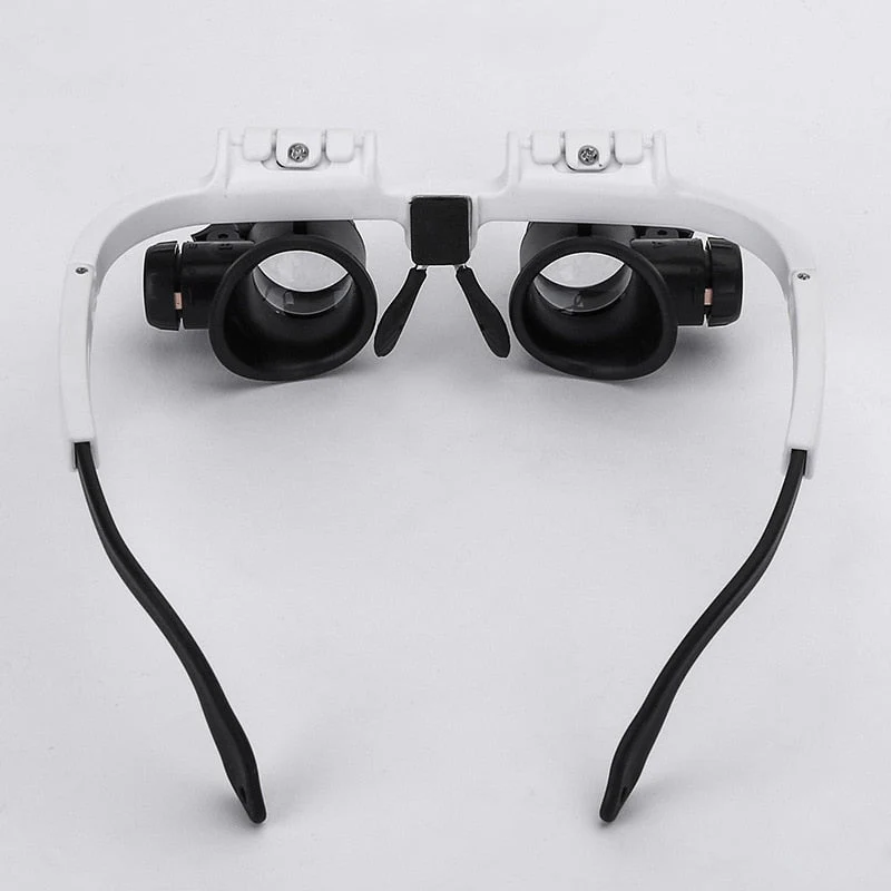 LED Magnifying Glasses 8X 15X 23X Adjustable Headband Magnifier - Image 3