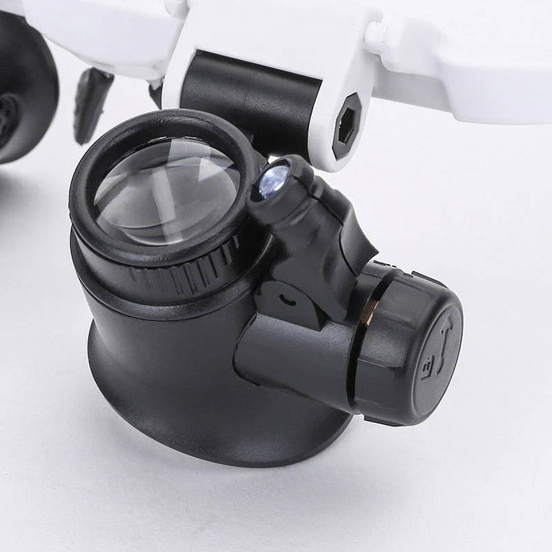 LED Magnifying Glasses 8X 15X 23X Adjustable Headband Magnifier - Image 5