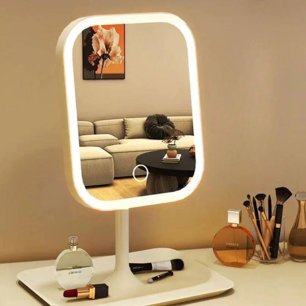 LED Makeup Mirror with Touch Control, 3 Light Modes, USB Rechargeable - Image 3