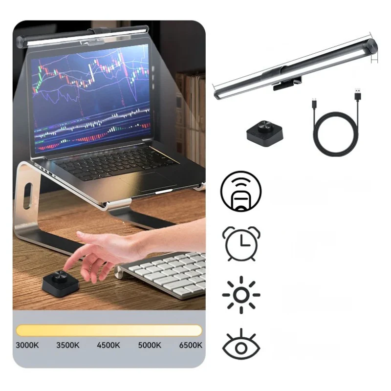 LED Monitor Light Bar USB Stepless Dimming Desk Lamp Screen Backlight Office - Image 12