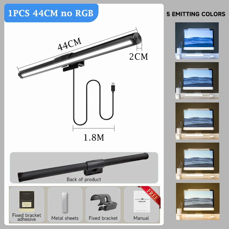 LED Monitor Light Bar USB Stepless Dimming Desk Lamp Screen Backlight Office - Image 7
