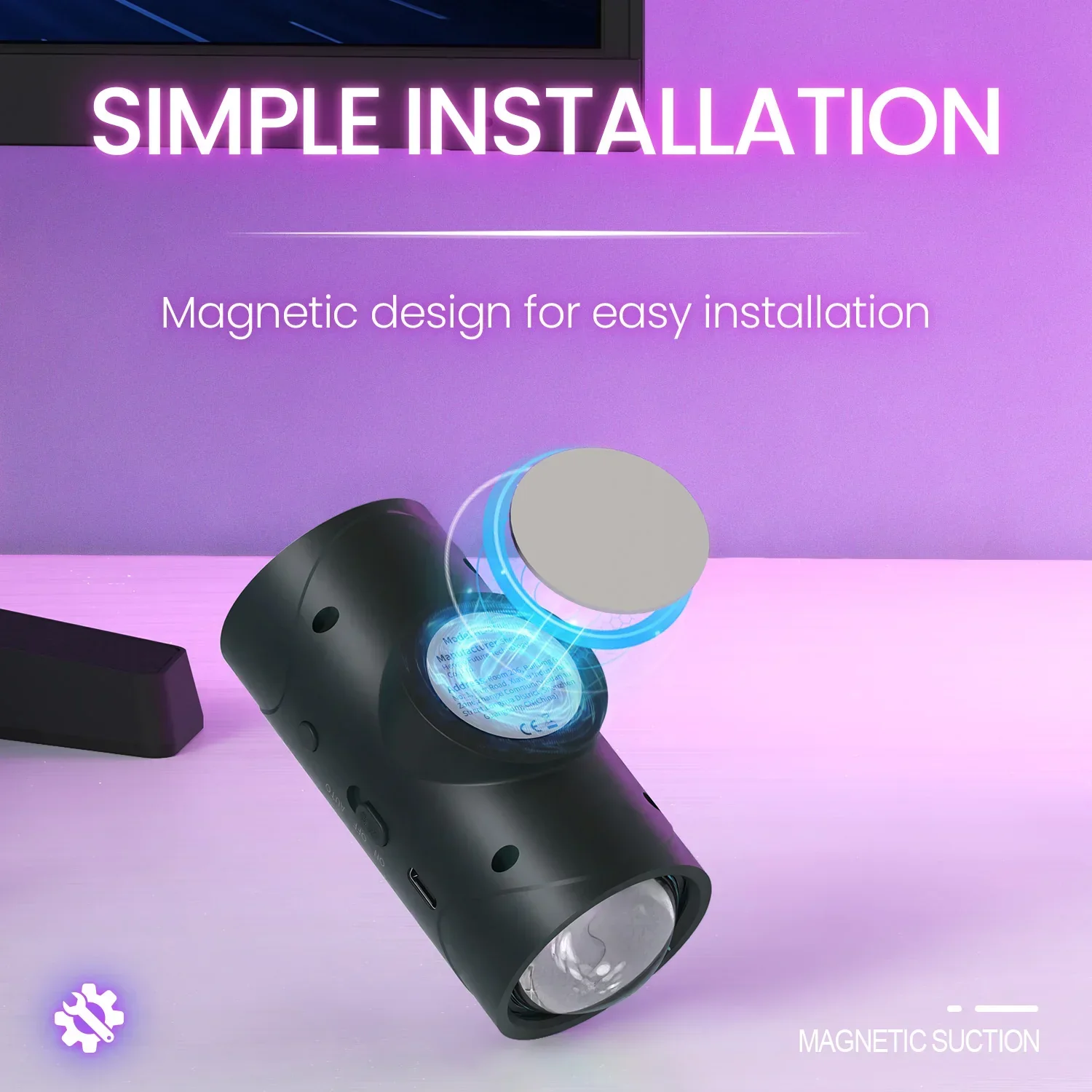 LED Motion Sensor Wall Light Rechargeable Cordless Up Down Lighting Indoor - Image 4