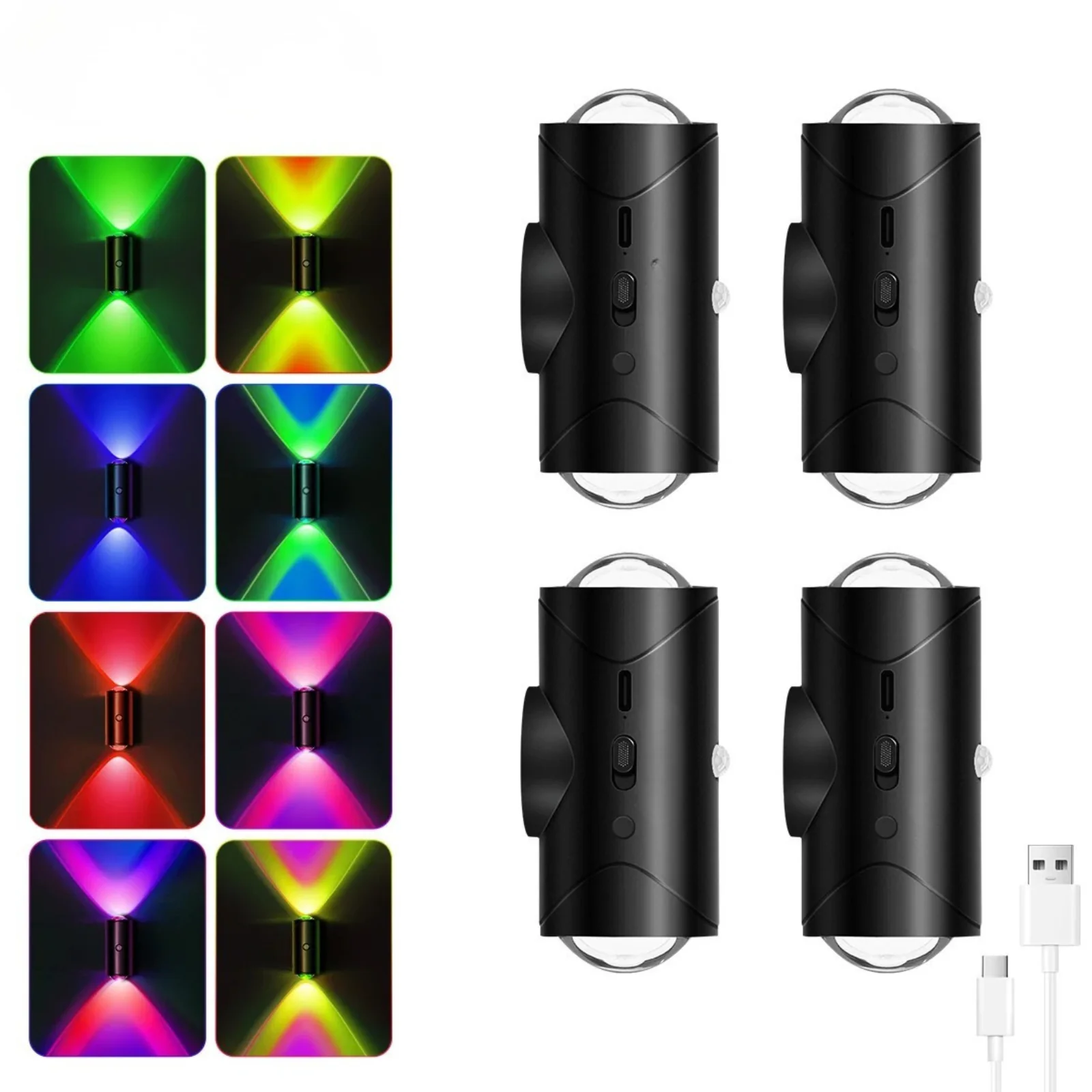 LED Motion Sensor Wall Light Rechargeable Cordless Up Down Lighting Indoor - Image 7