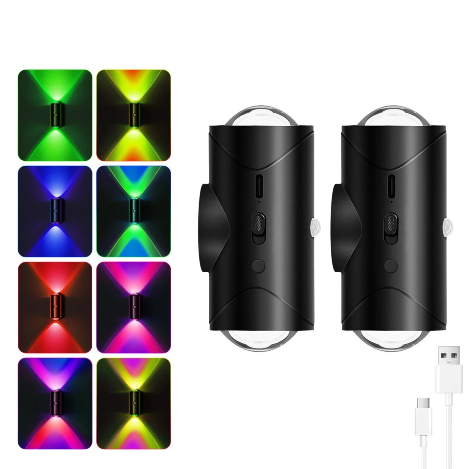 LED Motion Sensor Wall Light Rechargeable Cordless Up Down Lighting Indoor - Image 8