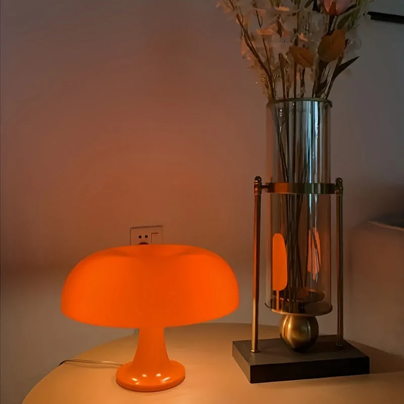 LED Mushroom Table Lamp Modern Bedside Light for Room Decor & Christmas Gift - Image 4