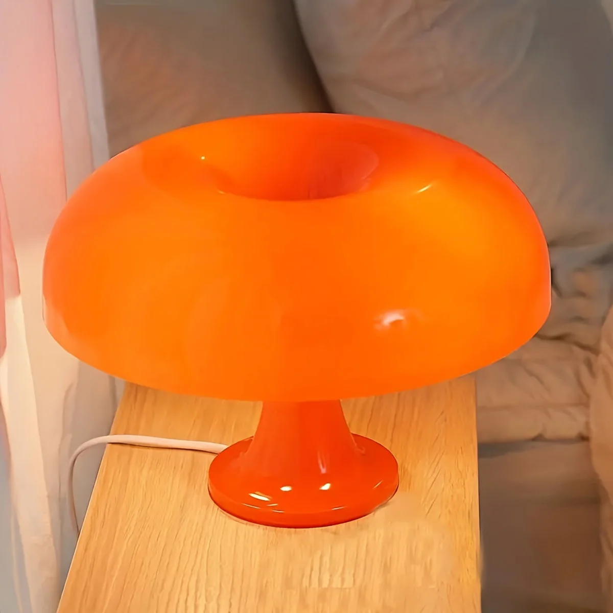 LED Mushroom Table Lamp Modern Bedside Light for Room Decor & Christmas Gift - Image 6
