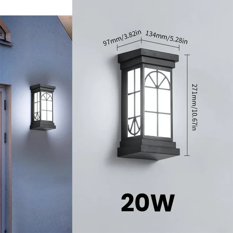 LED Outdoor Wall Light – IP66 Waterproof Motion Sensor Lamp for Porch & Garden - Image 12