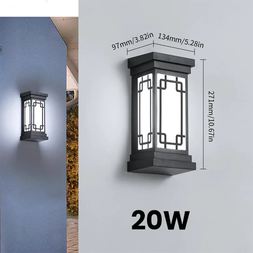 LED Outdoor Wall Light – IP66 Waterproof Motion Sensor Lamp for Porch & Garden - Image 13