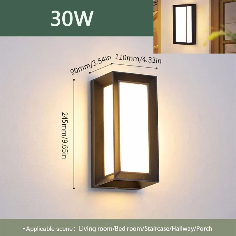 LED Outdoor Wall Light – IP66 Waterproof Motion Sensor Lamp for Porch & Garden - Image 19