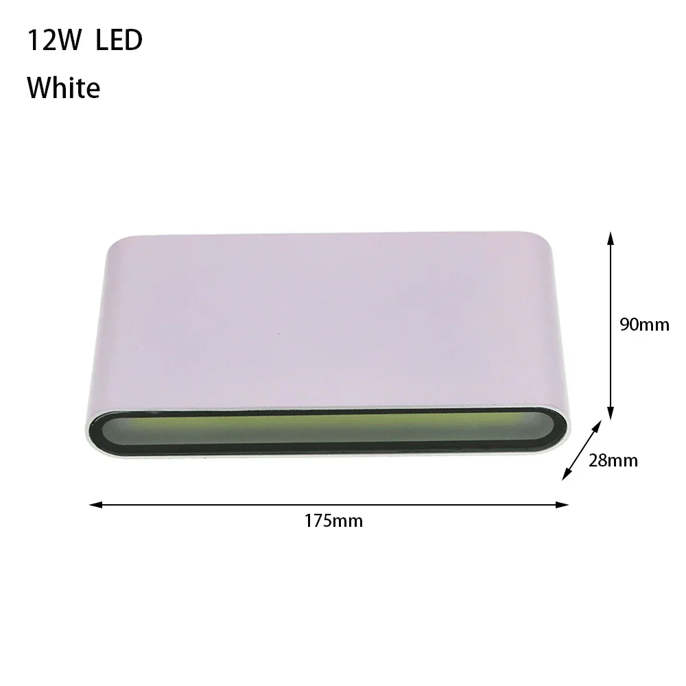 LED Outdoor Waterproof Wall Light – 6W 12W 24W Aluminum Sconce for Home & Patio - Image 7