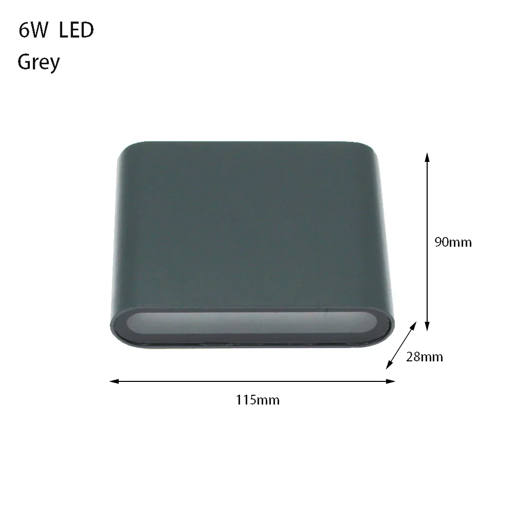 LED Outdoor Waterproof Wall Light – 6W 12W 24W Aluminum Sconce for Home & Patio - Image 9