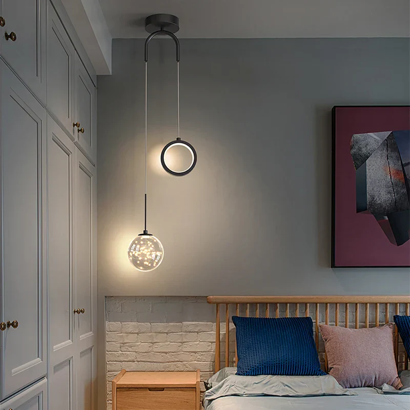 LED Pendant Light Hanging Lamp for Living Room Bedroom Dining Table Home Decor - Image 2