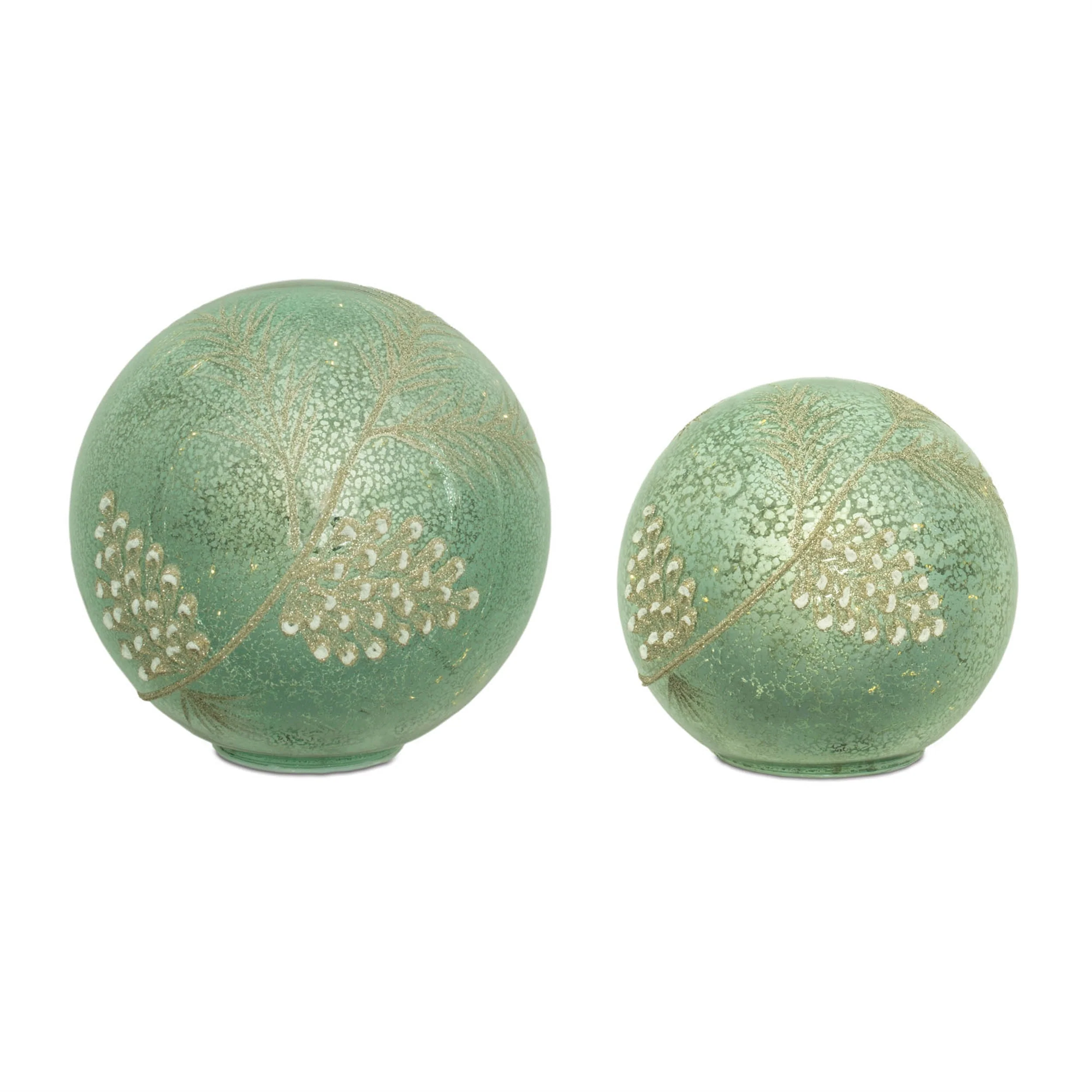 LED Pinecone Globe (Set of 2) - Image 4