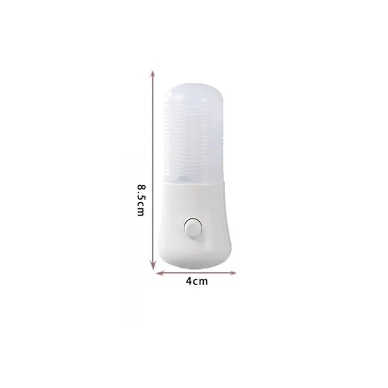 LED Plug In Night Light Warm White Wall Lamp for Kids Bedroom Hallway Stairs - Image 2