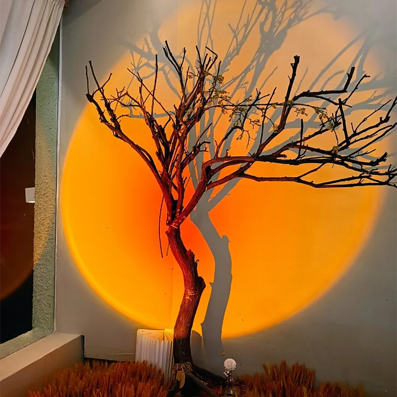 LED Recessed Ceiling Downlight Sunset Projection Rainbow Night Light Bedroom Decor - Image 4