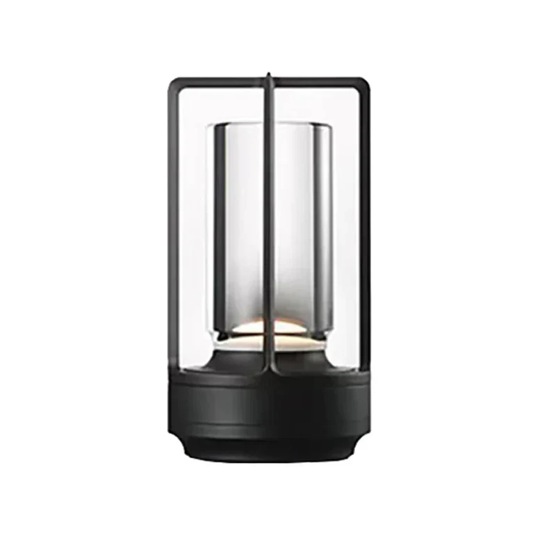 LED Rechargeable Touch Table Lamp Crystal Aluminum Night Light for Home & Restaurant - Image 8