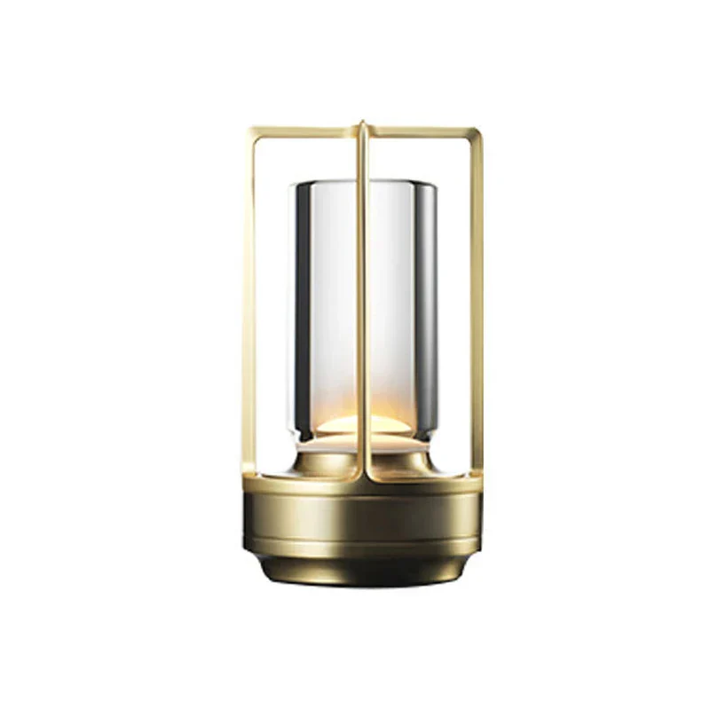 LED Rechargeable Touch Table Lamp Crystal Aluminum Night Light for Home & Restaurant - Image 9