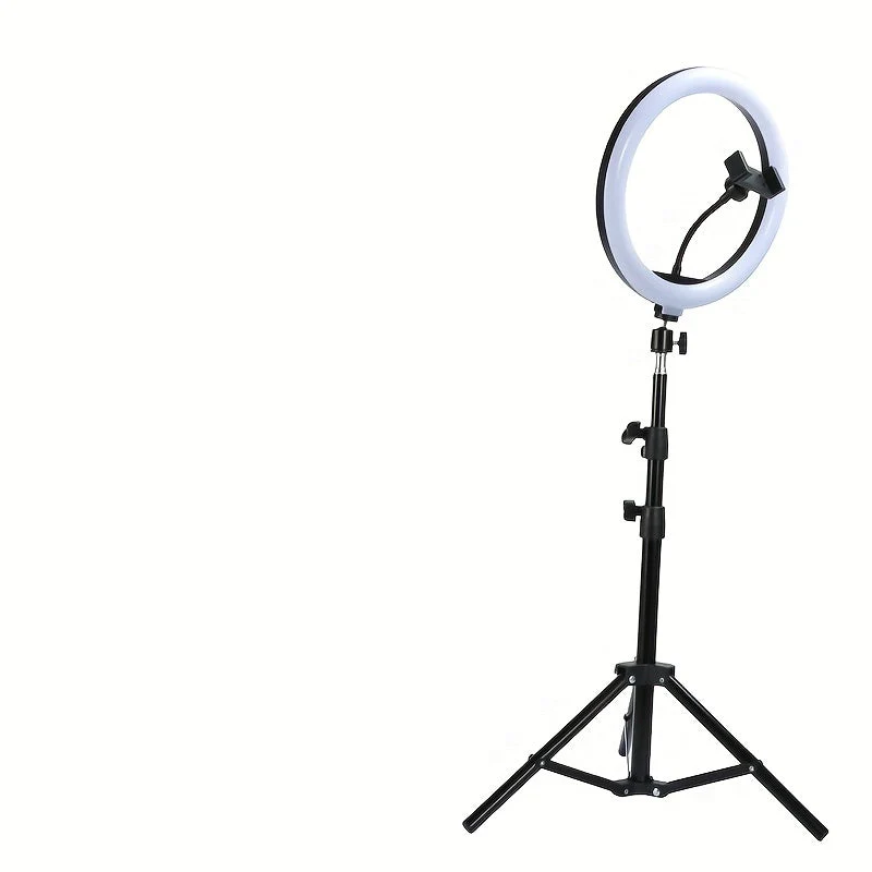 LED Ring Light with Tripod and Phone Holder USB Selfie Video Light 26cm - Image 4